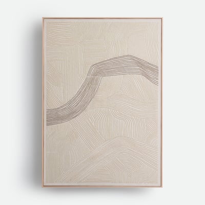 Tableau imprimé en 3D, largeur 85 x hauteur 120 cm, DUNA LA REDOUTE INTERIEURS