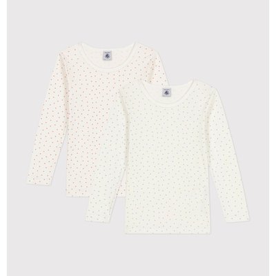 Lot de 2 t-shirts imprimé en coton PETIT BATEAU