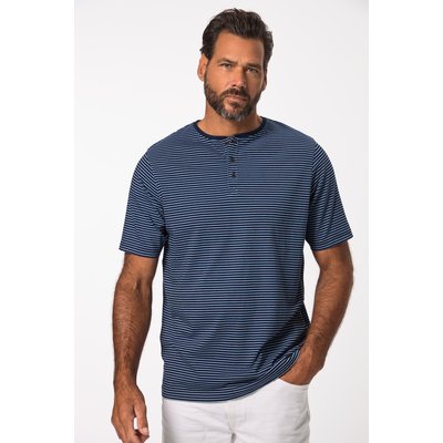 T-shirt Henley rayé à manches courtes et JP1880