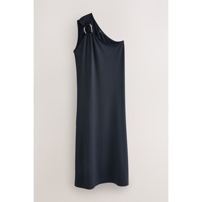 Robe midi asymétrique avec éléments argentés NEXT