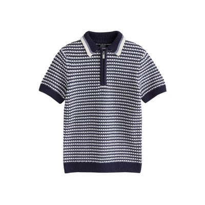 Polo en maille texturée NEXT