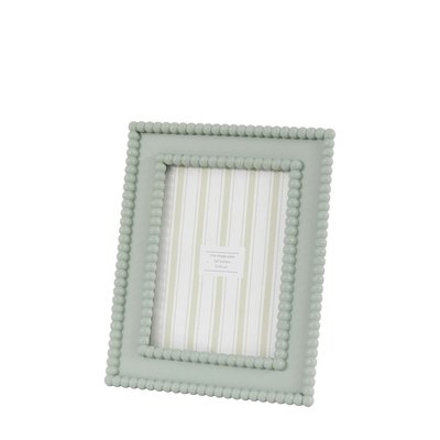 5x7" Calitri Beaded Photoframe in Sage Green ÉDITÉ