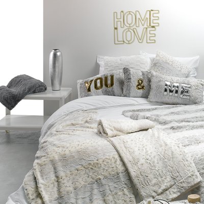 Coussin déco polyester, Texto You LES ATELIERS DU LINGE