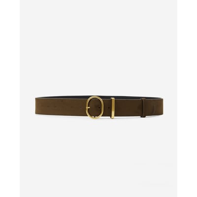 Ceinture en suédine boucle doré sable Swinton GRACE & MILA