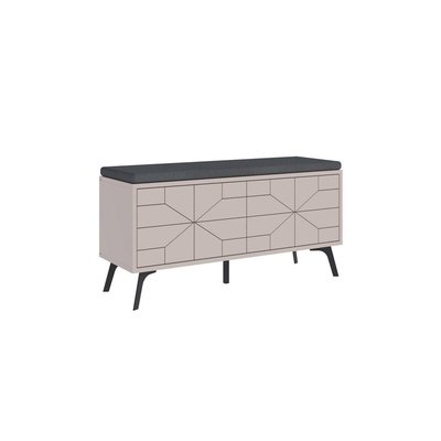 Meuble de rangement chaussures 4 portes H55 cm - DUNE BENCH CALICOSY