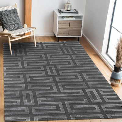 Tapis salon et chambre tissé motif géométrique CONRAD UN AMOUR DE TAPIS