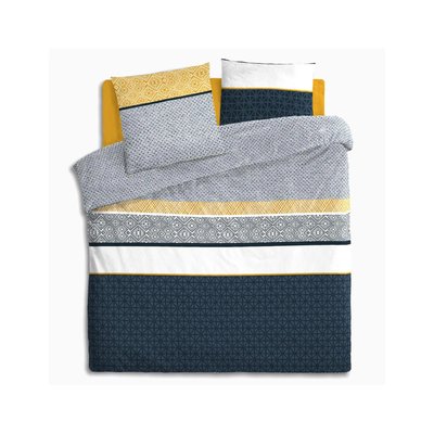 Parure Housse de couette + taie Collection Etni raye EDEN