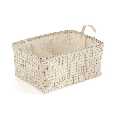 Geruite mand met multi-opberging, Acao LA REDOUTE INTERIEURS
