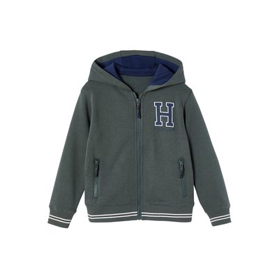 Sweat zippé à capuche sport . VERTBAUDET