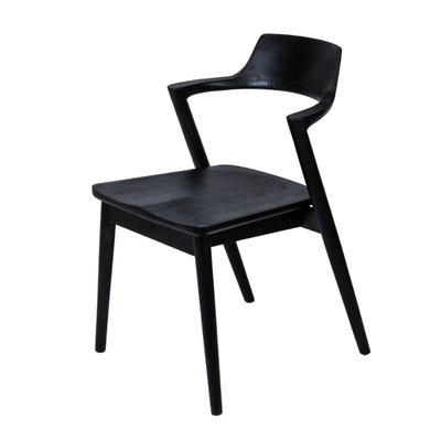 Chaise naturel en bois avec accoudoirs HIRO HYDILE
