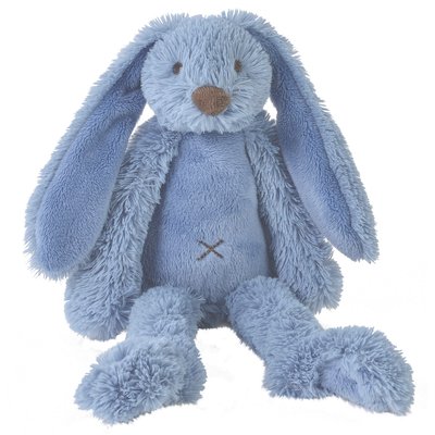 Peluche Lapin Richie bleu 38 cm HAPPY HORSE