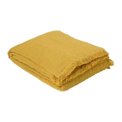 Dessus De Lit en Gaze de coton  BREHAT TOISON D OR