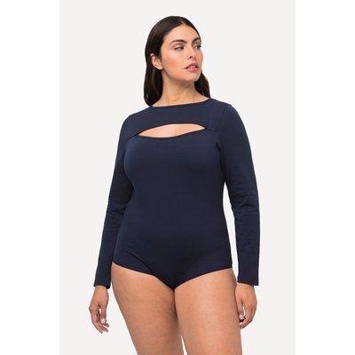 Body slim à manches longues, découpe ULLA POPKEN