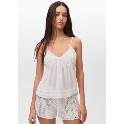 Short en crochet à paillettes MANGO TEEN