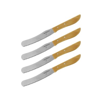 Lot de 4 couteaux à pain et à beurre NIROSTA