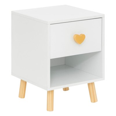 Table de chevet 1 tiroir Amour pour enfant ATMOSPHERA