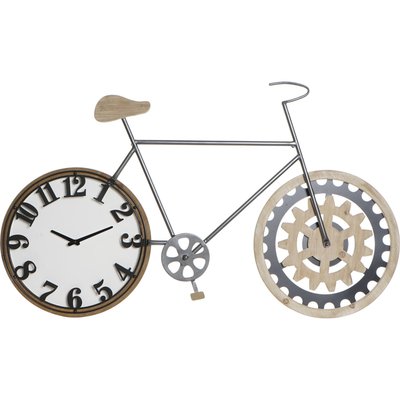 Horloge murale métal vélo, Loft RECOLLECTION