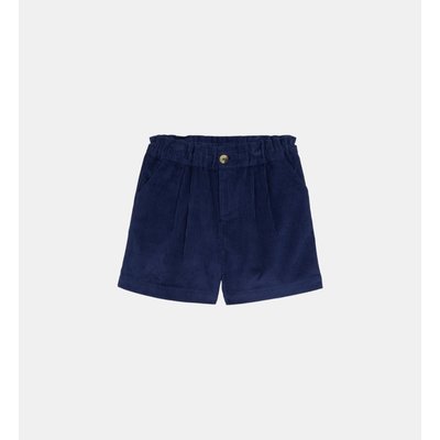 Bermuda velours bleu marine new arrivals