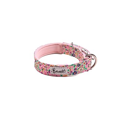Collier pour chien PINK BLOSSOM FRENCH BANDIT