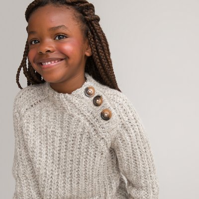 Pull col montant en grosse maille LA REDOUTE COLLECTIONS