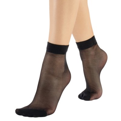 2 paires de socquettes voile lycra Cancun 18 Den CETTE