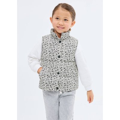 Gilet matelassé à fleurs MANGO BABY