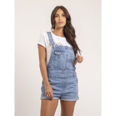 Salopette Short En Denim Xorta DONA LISA