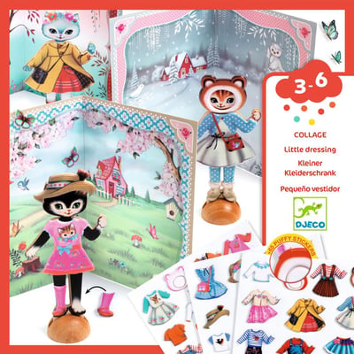 Little dressing Collage pour 3 - 6 ans DJECO