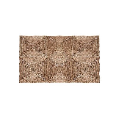 Tapis rectangulaire en jonc tressé 90 x 60 cm AUBRY GASPARD