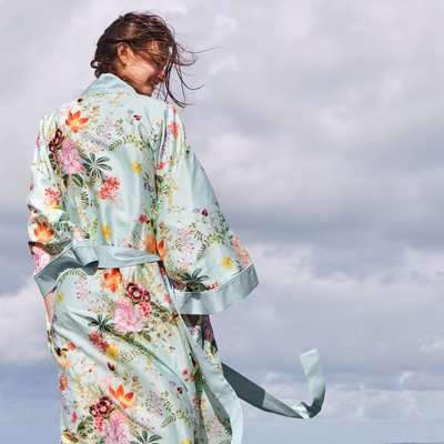 Kimono long satin de coton 120 fils PRIMAVERA GARNIER-THIEBAUT