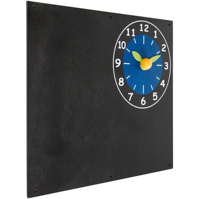 Tableau noir avec horloge à fixer JARDINDECO