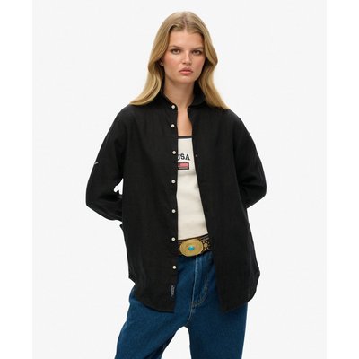 Chemise oversize décontractée en lin SUPERDRY