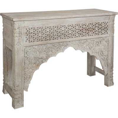 Console en bois de manguier  sculpté style ethnique RECOLLECTION