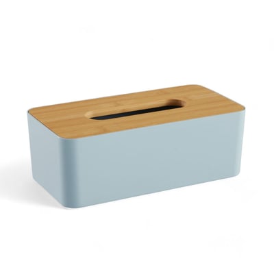 Boîte à mouchoirs rectangulaire avec bambou BATHROOM UTILITY