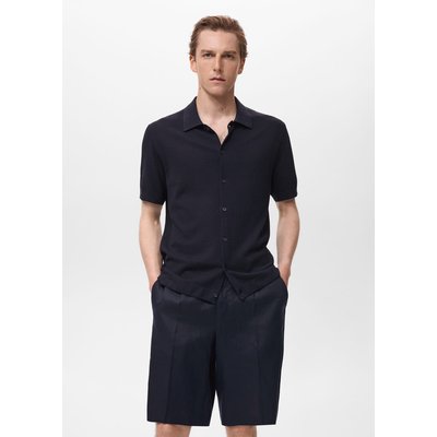 Chemise maille côtelée MANGO MAN