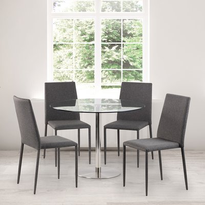 Pepa Upholstered Stackable Chairs (Set of 2) SO'HOME