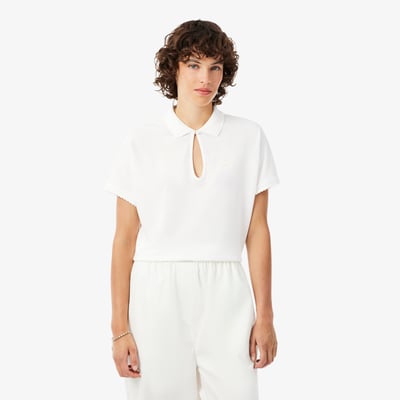Polo Piqué fluide festonné relaxed fit LACOSTE