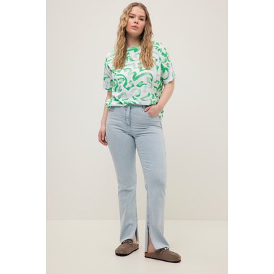 Jean taille haute, 5 poches. Jambe droite STUDIO UNTOLD