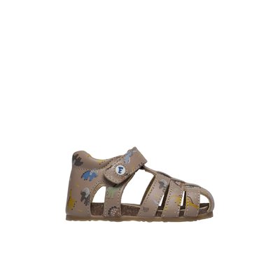 Sandales semi-fermée en cuir ALBY FALCOTTO