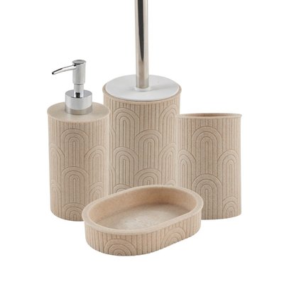 Set de salle de bain 4 pièces en polyrésine RETRO GUY LEVASSEUR