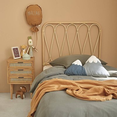Tête de lit enfant en rotin 90 cm BOHO BERAH GETAH