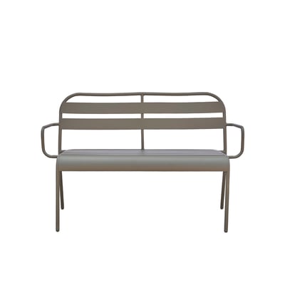 Banc de jardin en aluminium 2 places  ZÉPHIR BERAH GETAH