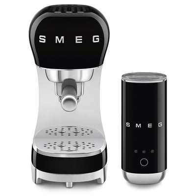 Machine à café manuelle et mousseur à lait ECF12 SMEG