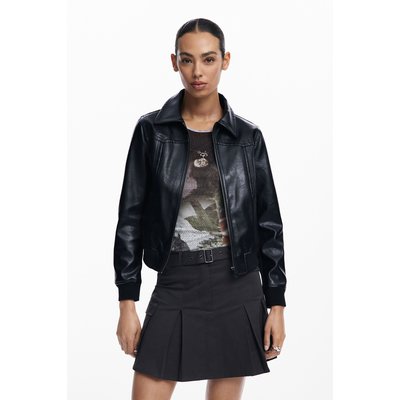 Blouson biker effet cuir DESIGUAL