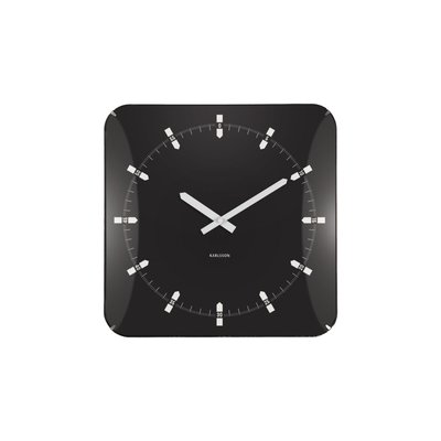 Horloge Murale Plastique SUCINTO DOME SQUARE KARLSSON