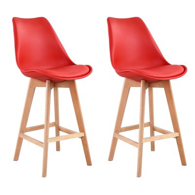 Lot de 2 tabourets scandinaves, SVEN HAPPY GARDEN