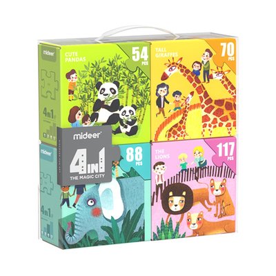 Puzzles évolutifs animaux MIDEER