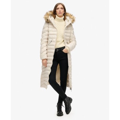 Veste fausse fourrure manche courte La Redoute