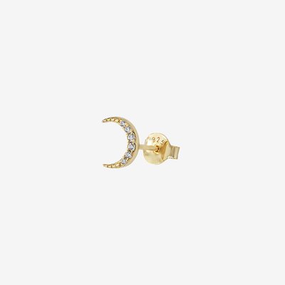 Boucles d'oreilles à l'unité Doré  AXEL CAROLINE NAJMAN