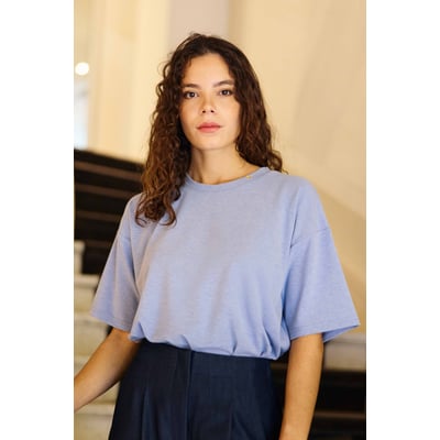 T-shirt manches courtes col rond uni TAIS LA PETITE ETOILE